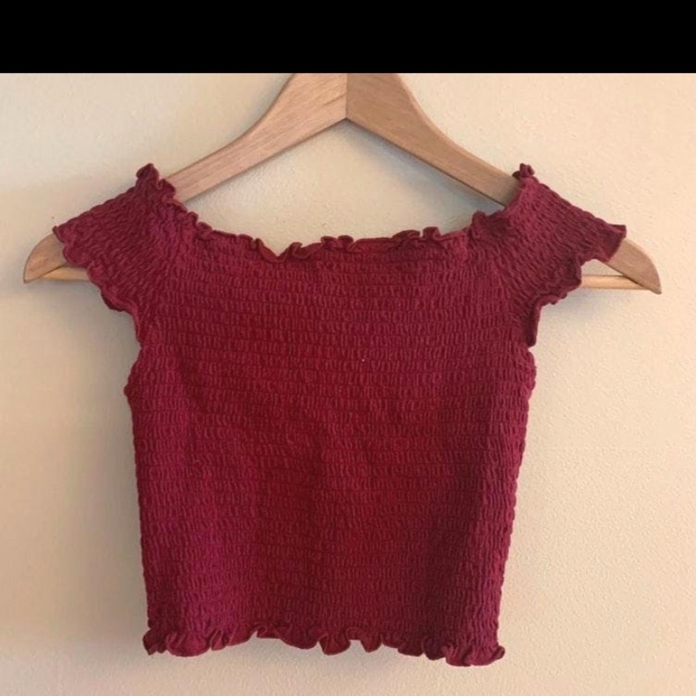 Crop Top with Lettuce trim